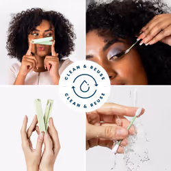 LastSwab Reusable Cotton Swabs for Gentle and Eco-Friendly Beauty Routines - The Sustainable Alternative to Single-Use Q Tips - Zero Waste & Easy to C