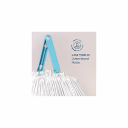 LastSwab Reusable Cotton Safety Swabs for Baby Ear Cleaning - The Sustainable and Sanitary Alternative to Single-Use Q Tips - Easy to Clean and Zero