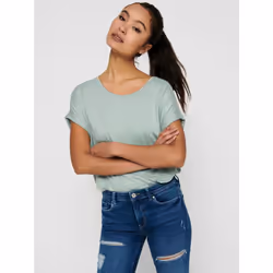 ONLY 15106662 T-shirt Round neckline Short sleeve Elastane, Polyester, Viscose - Additional view 6