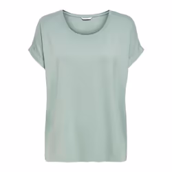 ONLY 15106662 T-shirt Round neckline Short sleeve Elastane, Polyester, Viscose