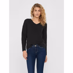 ONLY 15204588, Pullover, Adult, Female, Grey, Grey / Dark Grey Melange, M