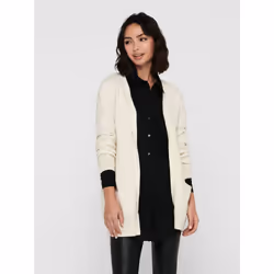 ONLY 15174274, Cardigan, Adult, Female, White, Whitecap Gray, S