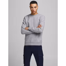 Jack & Jones 12181903, Adult, Grey, M, Cotton, Polyester, Do not bleach, Do not tumble dry