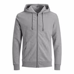 Jack & Jones 12181901, Adult, Grey, XXL, Cotton, Polyester, Do not bleach, Fine wash (30°C)