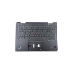 Grey palmrest with UKE keyboard assembly for Lenovo Thinkpad X1 Yoga