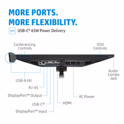 HP E24m G4 FHD USB-C Conferencing Monitor - Additional view 8