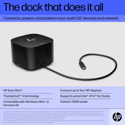 HP Thunderbolt Dock 120W G4 - Additional view 8