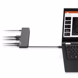 Lenovo USB-C Mini Dock Wired USB 3.2 Gen 1 (3.1 Gen 1) Type-C Grey - Additional view 4