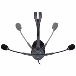 For computers that utilize separate 3.5 mm microphone-in and audio-out ports. Simple and effective for everyday use and compa ...
