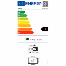 Ernitec 0070-24232 LED display 81.3 cm (32") 3840 x 2160 pixels 4K Ultra HD Black