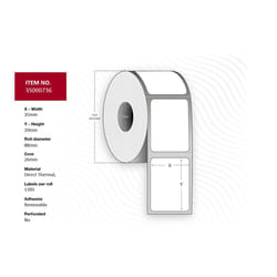 Capture 35000736 printer label White
