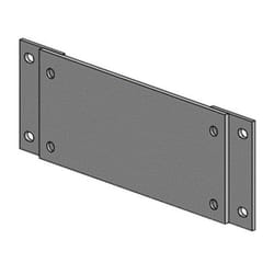 Ergonomic Solutions Kiosk blanking plate -BLACK-