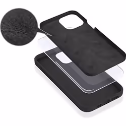 eSTUFF ES67120021 mobile phone case 15.5 cm (6.1") Cover Black - Additional view 4