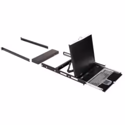 Install a rackmounted keyboard. monitor. and mouse together with a KVM switch module in 1U.- Reduce clutter in your server ro ...