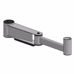 Ergonomic Solutions SP2. 400mm Elbow Arm. -BLACK-