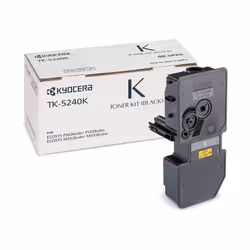 KYOCERA TK-5240. Black toner page yield: 4000 pages. Printing colours: Black. Quantity per pack: 1 pc(s)