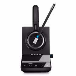 A premium base station for the IMPACT 5000 wireless DECT Series with triple connectivity to PC/softphone. mobile and desk pho ...
