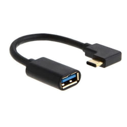 Microconnect USB3.1CAF05BH-ANG cable gender changer USB Type C USB-A Black