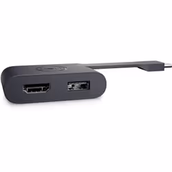 DELL DA20 video cable adapter USB Type-C HDMI + USB Black - Additional view 2