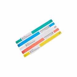 Wristband. Synthetic. 1x11in (25.4x279.4mm). DT. Z-Band Ultra Soft. Coated. Permanent Adhesive. cartridge. Red. 175/Roll