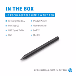 HP Rechargeable MPP 2.0 Tilt Pen (Black) - Additional view 7
