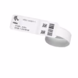 Wristband. Polyester. 1x7.9375in (25.4x201.6mm). DT. Infant Wristband. Coated. 1in (25.4mm) core. Plain - 6 ROLLS/BOX. 260/Ro ...