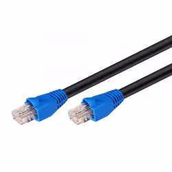 Microconnect B-UTP602SOUT, 2 m, Cat6, U/UTP (UTP), RJ-45, RJ-45, Black