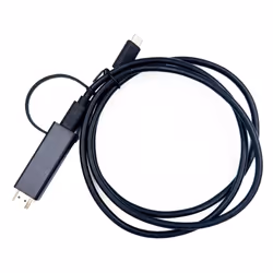 Yealink 330000008024, 1.2 m, HDMI Type A (Standard), USB Type-C, Male, Male, Straight