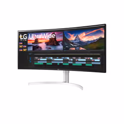 LG 38WN95CP-W. Display diagonal: 96.5 cm (38"). Display resolution: 3840 x 1600 pixels. HD type: Quad HD+. Display techn ...