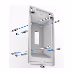 Cambium wall bracket single-gang junction box for XV2-22H (PL-SNWLGNGB-WW)