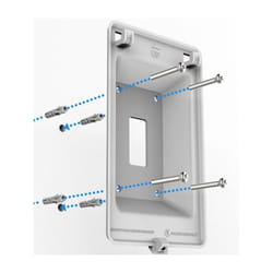 Cambium Networks wall bracket single-gang junction box for XV2-22H (PL