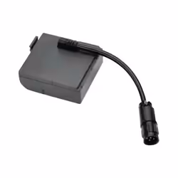 QLn420 battery eliminator dummy battery pack allows usersto connect printers directly to forklift or vehicle power withoutusi ...