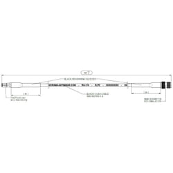PANORAMA ANTENNAS SMA SOCKET (f) - TS9 PLUG (m)