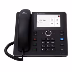 The AudioCodes Microsoft Teams-native C455HD IP phone is a feature-rich. executive high-end business phone. packed with the l ...
