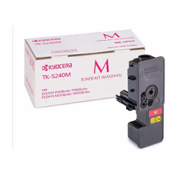 KYOCERA TK-5240. Colour toner page yield: 3000 pages. Printing colours: Magenta. Quantity per pack: 1 pc(s)