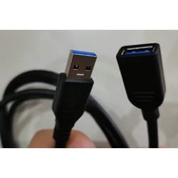 Microconnect MC-ITH-USB3AAF-002 USB cable USB 3.2 Gen 1 (3.1 Gen 1) 1.8 m USB A Black