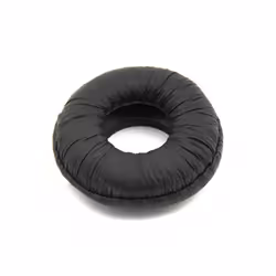Yealink 330100010014, Cushion/ring set, Leather, Black