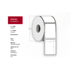Capture CA-LB3173 printer label