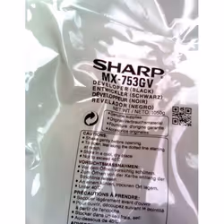 Developer for Sharp MX-M623. MX-M623N. MX-M623U. MX-M753. MX-M753N. MX-M753U.Compatible Printers: Sharp MX-M 623 U. Sharp MX- ...