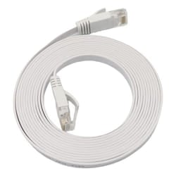 Microconnect V-UTP6A01W-FLAT-LSZH networking cable White 1 m Cat6a U/UTP (UTP)