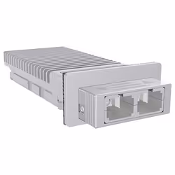 An X2 form-factor transceiver that supports the 10-Gigabit LR standard. providing 10-Gigabit connectivity up to 10 km on sing ...