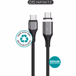 eSTUFF INFINITE (GRS) Magnetic USB-C - C 2.0 Cable PD100W 480 Mbps - Kabel