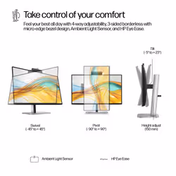 HP Series 5 Pro 23.8 inch FHD USB-C Conferencing Monitor - 524pm - Additional view 7