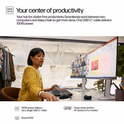 HP Series 5 Pro 23.8 inch FHD USB-C Conferencing Monitor - 524pm - Additional view 8