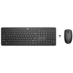 HP 235 WIRELESS MOUSE KB COMBO-BELG keyboard Mouse included Office RF Wireless Black