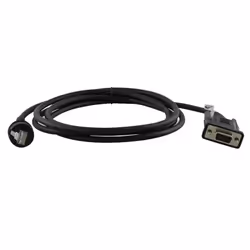 Connection cable RS-232. length: 2 m. straight. power supply connector. IP67. order separately: power supply