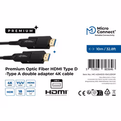 Microconnect MC-HDMIDD-10V2.0DOP HDMI cable - Additional view 3