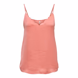 ONLY 15176550, Top (garment), Adult, Female, Pink, Rose, Tea Rose, V-neck