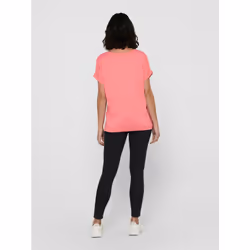 ONLY 15106662 T-shirt Round neckline Short sleeve Elastane, Polyester, Viscose