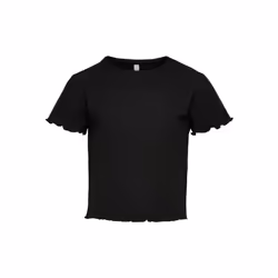 ONLY 15225338, Child, Female, Black, Monochromatic, 122/128 cm, Round neckline